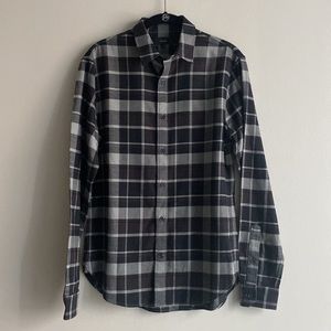 Vince Men’s Plaid Button Down, Size XS